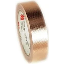 3M 1245 Conductive Metallic Tape Copper Foil, Acrylic Adhesive, 9mm x 16m, 130°C Max T12459