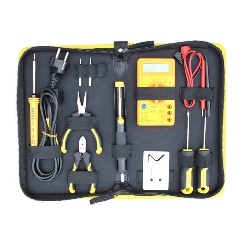 Antex Electronics 18W Electric Soldering Iron Kit, Burn-Proof Silicone Cable, 390°C Tip Temperature KF8ESZA