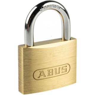 ABUS Weatherproof Key Brass Padlock with 7 mm Hardened Shackle, 48 mm Body 49970