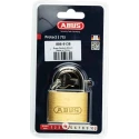 ABUS Weatherproof Key Brass Padlock with 7 mm Hardened Shackle, 48 mm Body 49970