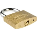ABUS Weatherproof Key Brass Padlock with 7 mm Hardened Shackle, 48 mm Body 49970
