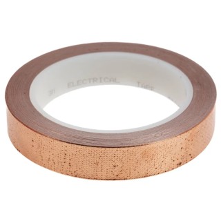3M Conductive Metallic Tape Copper Foil 25mm Width 16m Length Acrylic Adhesive 130°C Max T124525