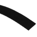 RS PRO Black Hook & Loop Tape 20 mm Width x 10 m Length Durable Reusable Strap 890-4149