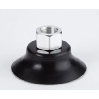 Norgren 40 mm Flat Nitrile Rubber (NBR) Suction Cup Vacuum Connection G1/8 M/58308/01