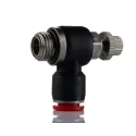 Norgren Pneufit C Series Banjo In-Line Regulator Threaded BSPP Inlet 16 mm Female Push-In Outlet Polybutylene C0K510828