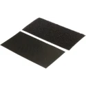 RS PRO Black Hook & Loop Tape, 50 mm Width x 100 mm Length, Nylon Material, Pre-cut, Model 890-4212