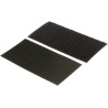 RS PRO Black Hook & Loop Tape, 50 mm Width x 100 mm Length, Nylon Material, Pre-cut, Model 890-4212