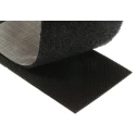 RS PRO Black Hook & Loop Tape, 50 mm Width x 100 mm Length, Nylon Material, Pre-cut, Model 890-4212