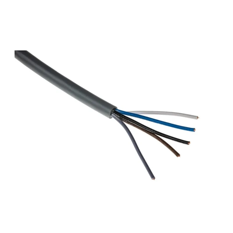 Pepperl + Fuchs Female 5 Way Right Angle to 5 Way Unterminated Sensor Actuator Cable 5 m V15-W-5M-PVC