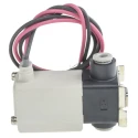 SMC Pneumatic Solenoid Valve 2/2 NC Solenoid Spring M5 x 0.8 Aluminium Body 24V DC VDW20DA