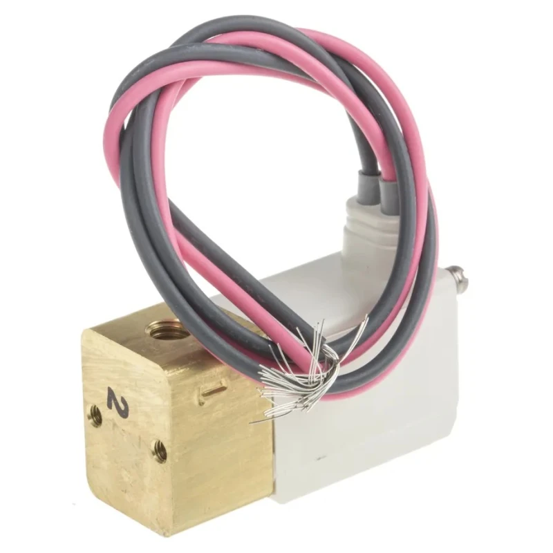 SMC Pneumatic Solenoid Valve 2/2 Solenoid Spring Rc VDW Series 24V DC 2 Port Resin Body VDW12HA