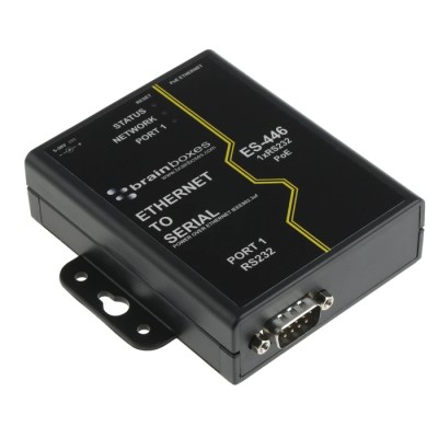 Brainboxes Device Server Serial Device Server 1 Port, 1 Mbps Baud Rate, 5-30 V dc, DB9 Connector ES-446