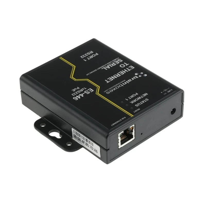 Brainboxes Device Server Serial Device Server 1 Port, 1 Mbps Baud Rate, 5-30 V dc, DB9 Connector ES-446