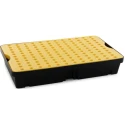 RS PRO Spill Control Spill Tray with Grate Polyethylene 60 L Industrial Storage 893-0381