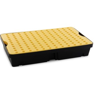 RS PRO Spill Control Spill Tray with Grate Polyethylene 60 L Industrial Storage 893-0381
