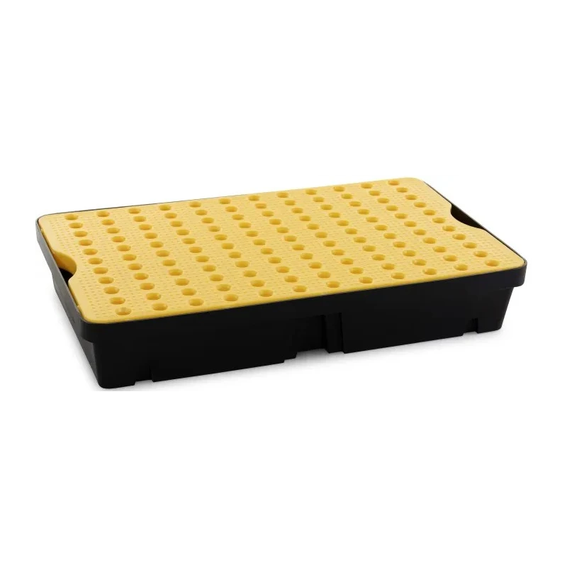 RS PRO Spill Control Spill Tray with Grate Polyethylene 60 L Industrial Storage 893-0381