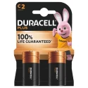 Duracell Plus Power 1.5 V Alkaline C Battery 50mm Height 26.20mm Diameter 71g Weight 5000394141827