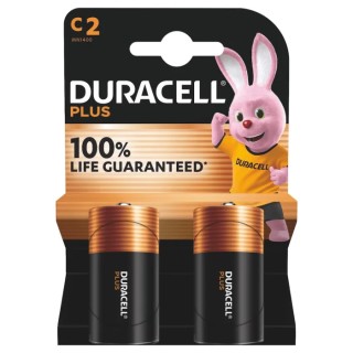 Duracell Plus Power 1.5 V Alkaline C Battery 50mm Height 26.20mm Diameter 71g Weight 5000394141827