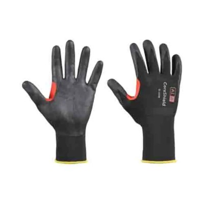 Honeywell Safety CoreShield Black HPPE Gloves Size 8 Nitrile Foam Coating 21-1518B/8M