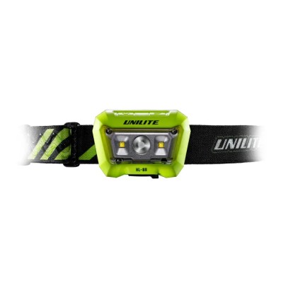 Unilite HL-8R LED Head Torch 475 lm IP65 Dust and Water Resistant 90 m Beam Distance HL-8R