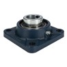 SKF Flanged Bearing Unit, 4-Hole Flange Type, 30 mm Inside Diameter, Steel and Cast Iron Housing, Cylindrical Bore FY 30 FM