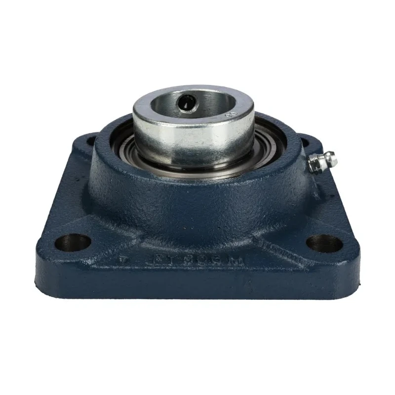 SKF Flanged Bearing Unit, 4-Hole Flange Type, 30 mm Inside Diameter, Steel and Cast Iron Housing, Cylindrical Bore FY 30 FM