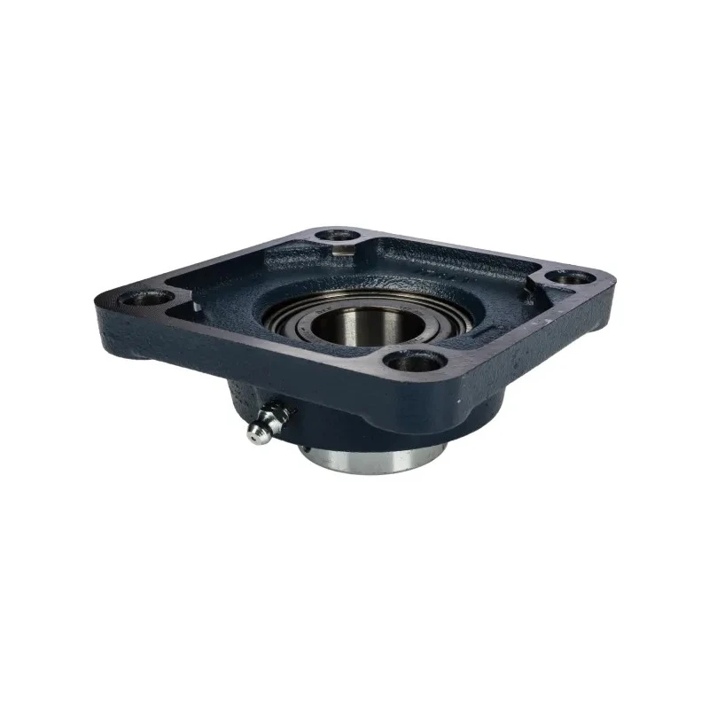 SKF Flanged Bearing Unit, 4-Hole Flange Type, 30 mm Inside Diameter, Steel and Cast Iron Housing, Cylindrical Bore FY 30 FM