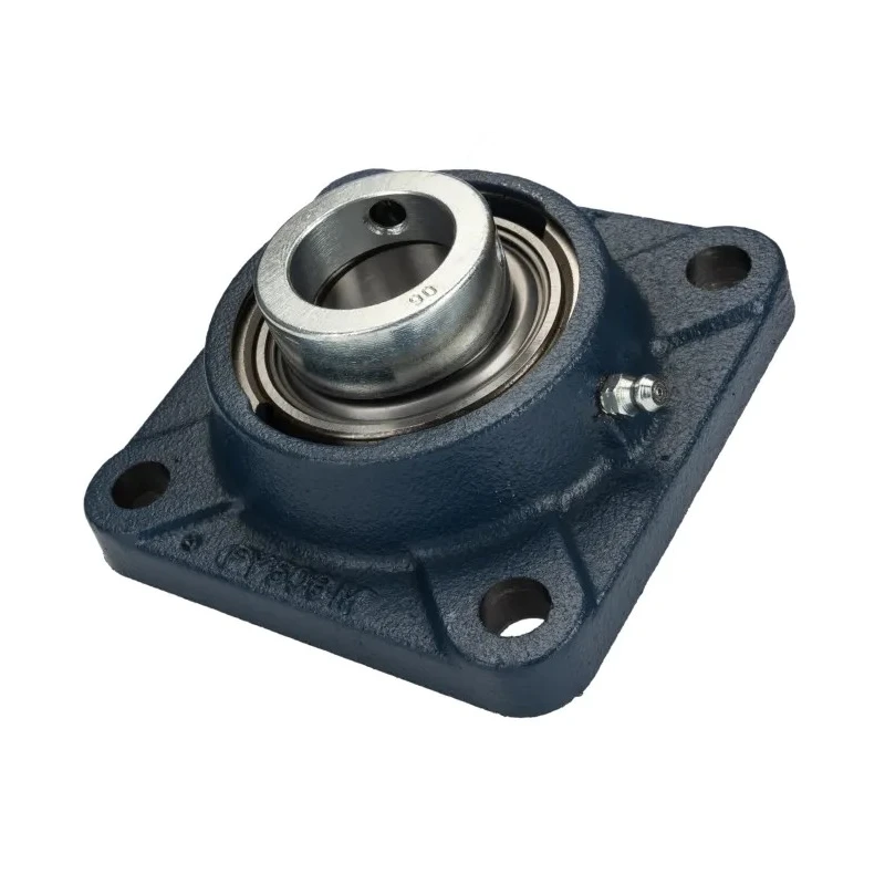SKF Flanged Bearing Unit, 4-Hole Flange Type, 30 mm Inside Diameter, Steel and Cast Iron Housing, Cylindrical Bore FY 30 FM