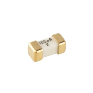 Littelfuse Non-Resettable Fuse 100mA 125V Ceramic Body Gold Plated Terminals Super Fast Acting 0448.100MR