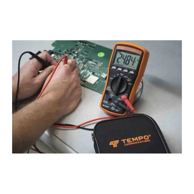 Tempo Digital Handheld Multimeter, 10 A AC, 6 mA DC, 1 kV AC MM200