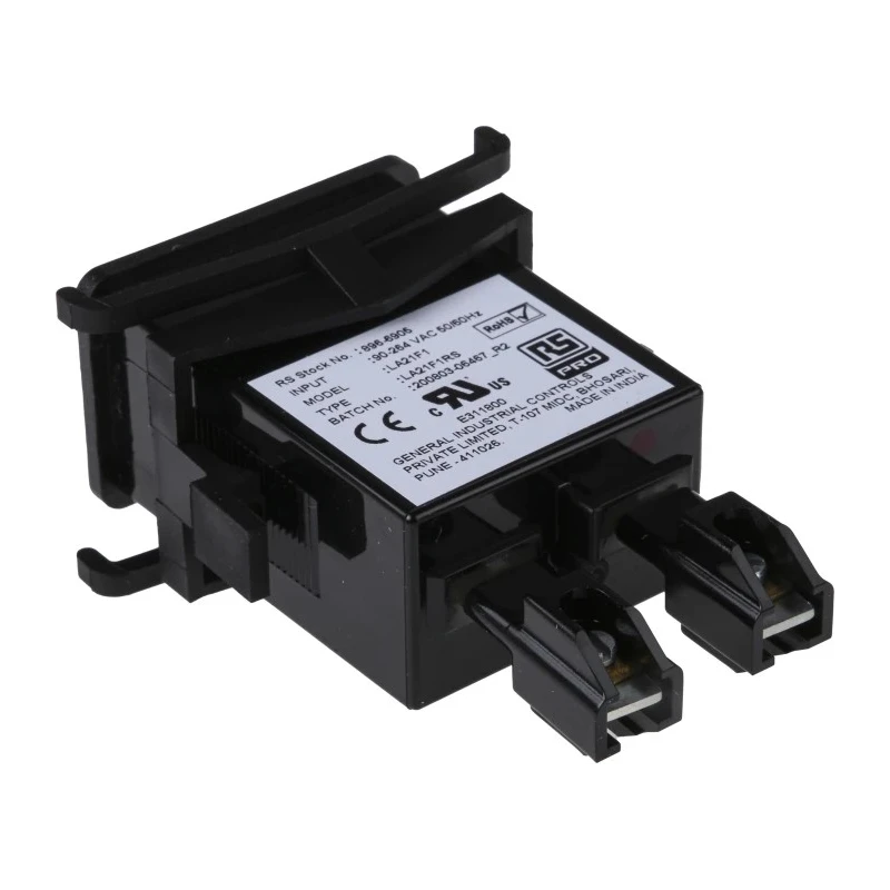 RS PRO 6 Digit Analogue Hour Meter Panel Mount 90 to 264V AC ±0.02% Accuracy 896-6905