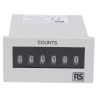 RS PRO Electromechanical 6-Digit Impulse Counter 4mm Digit Height Manual Reset 896-7024