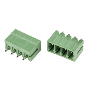 RS PRO Pluggable Terminal Block 4-Contact 3.5 mm Pitch 1 Row 200V 10A 897-1039