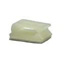 RS PRO Natural Nylon Cable Clip Adhesive 13 mm x 9.5 mm, Maximum Bundle Diameter 2.8 mm 213-8534