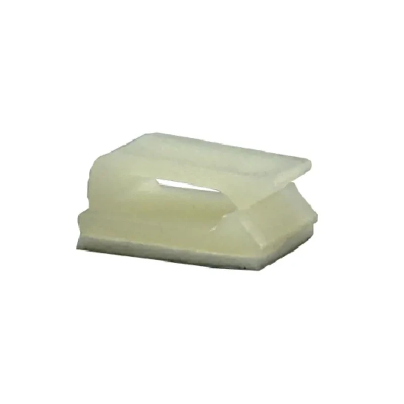 RS PRO Natural Nylon Cable Clip Adhesive 13 mm x 9.5 mm, Maximum Bundle Diameter 2.8 mm 213-8534