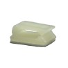 RS PRO Natural Nylon Cable Clip Adhesive 13 mm x 9.5 mm, Maximum Bundle Diameter 2.8 mm 213-8534