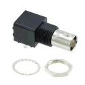 Molex 73138 Series Coaxial Connector Through Hole Female BNC, 50 Ω, Straight Body 731385003