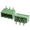 RS PRO Right Angle Through Hole Pluggable Terminal Block, 3 Contacts, 5.08 mm Pitch, 1 Row, Shrouded 897-1266