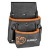 Bahco Polyester 2 Pocket Tool Belt Pouch 4750-2PP-1, 260x180x260mm, Durable Storage Pouch 4750-2PP-1