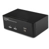 StarTech.com 2 Port 2 Displays USB DisplayPort KVM Switch 3.5 mm Stereo Audio 2560 x 1600 Pixel Maximum SV231DPDDUA