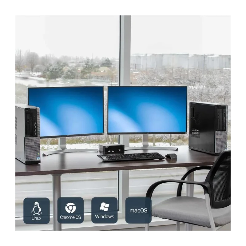 StarTech.com 2 Port 2 Displays USB DisplayPort KVM Switch 3.5 mm Stereo Audio 2560 x 1600 Pixel Maximum SV231DPDDUA