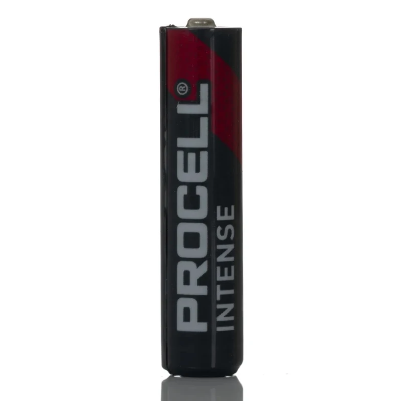 Duracell Procell Intense Alkaline AAA Battery 1.5V 1.461Ah Flat Termination 44.5mm Height 10.50mm Diameter 5000394136939