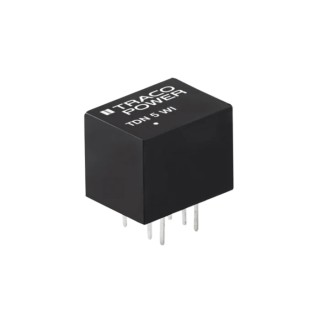 TRACOPOWER TND 5WI Isolated DC/DC Converter 15V dc Output 333 mA 75V dc Max Input 18V Min, 5W Through Hole DIP TDN 5-4813WI