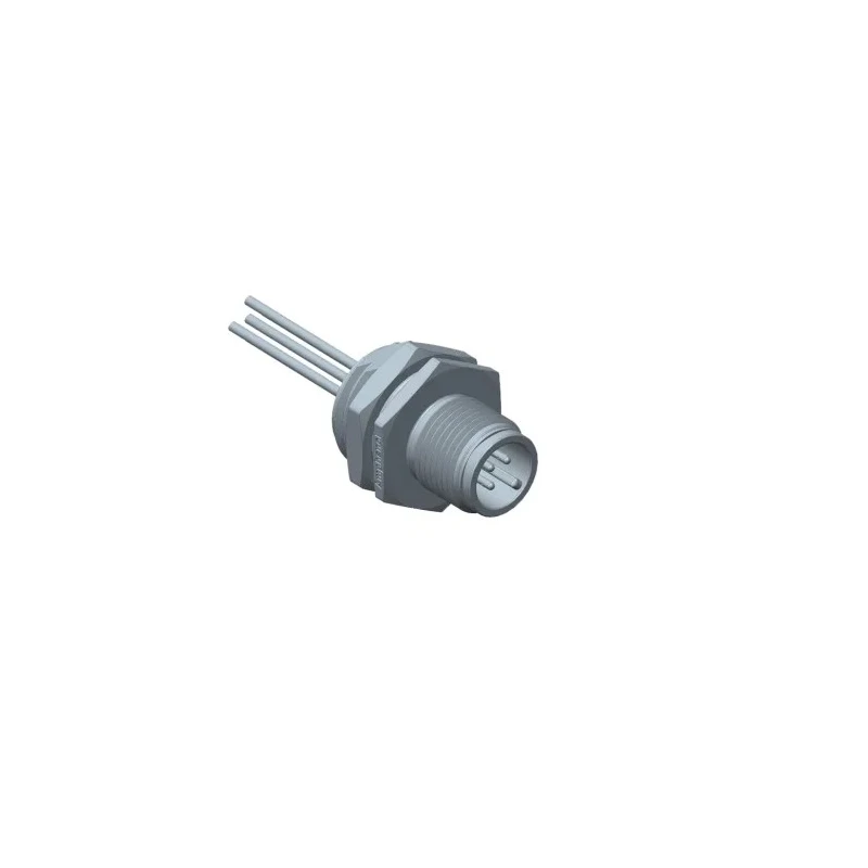 Amphenol Industrial M12A 17 Contact Male to Unterminated Free End Sensor Actuator Cable 200mm M12A-17PMMC-SH8B20