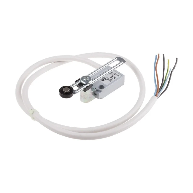 RS PRO Adjustable Roller Lever Limit Switch, 1 NO/1 NC Contact Configuration, IP67 Die Cast Zinc Housing, 240V AC, 5A IP67
