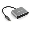 StarTech.com 4K USB Type C to HDMI and DisplayPort Video Adapter Thunderbolt 3 Compatible CDP2DPHD
