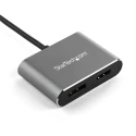 StarTech.com 4K USB Type C to HDMI and DisplayPort Video Adapter Thunderbolt 3 Compatible CDP2DPHD