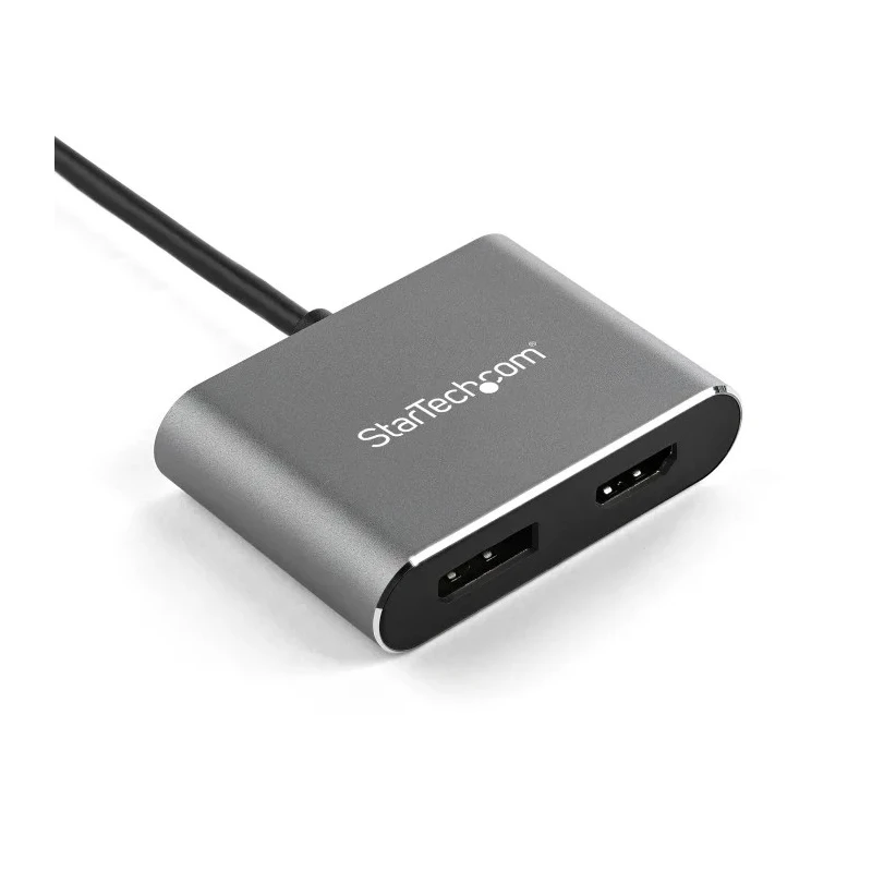StarTech.com 4K USB Type C to HDMI and DisplayPort Video Adapter Thunderbolt 3 Compatible CDP2DPHD