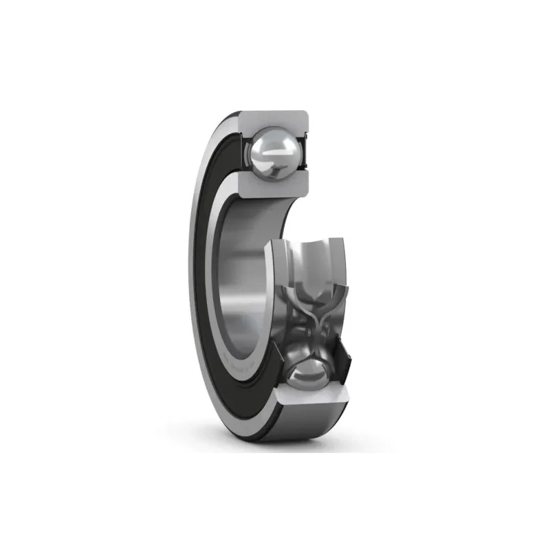 SKF Single Row Deep Groove Ball Bearing 20 mm ID, 32 mm OD, 7 mm Width, Sealed, Stainless Steel W 61804-2RS1