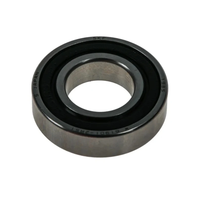 SKF Single Row Deep Groove Ball Bearing 12 mm ID, 24 mm OD, 6 mm Width, Stainless Steel, Sealed W 61901-2RS1